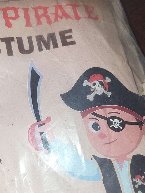 Other - Kids Pirate Costume - Black and Red